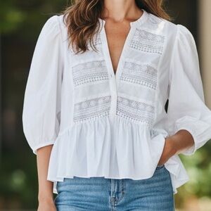 Marc New York White blouse xl